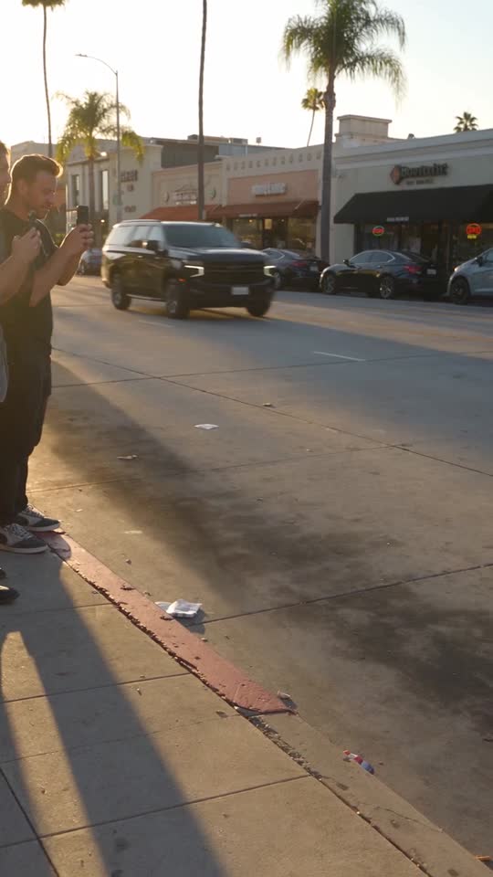 Golden Hour Street Filming